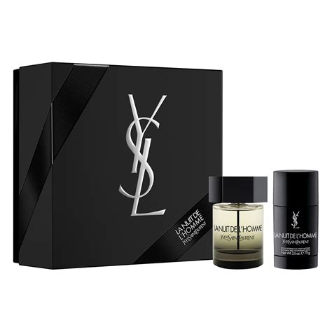 yves saint laurent la nuit de l homme gift set|la nuit de l'homme 100ml.